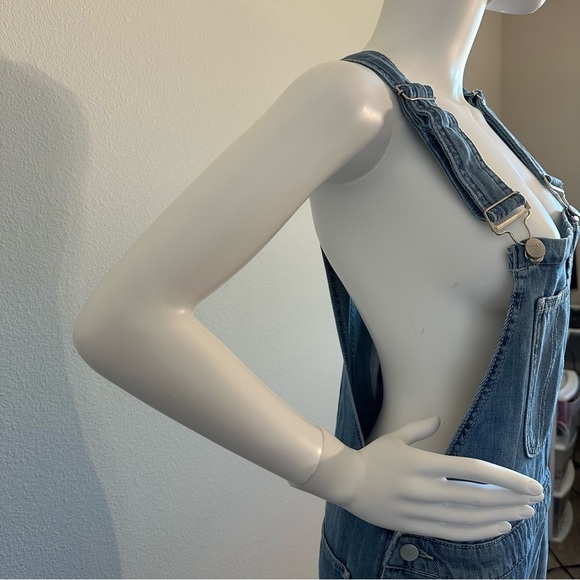 Reformation denim  river relaxed woman’s overalls - Picture 10 of 14